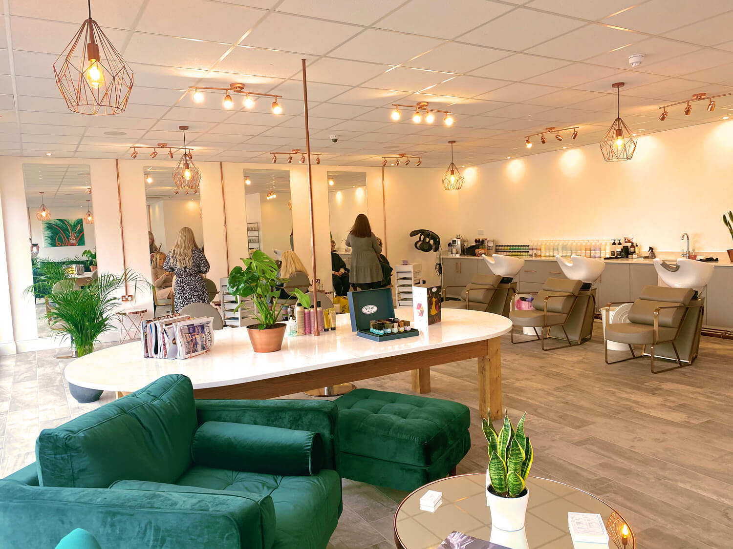 The Wild Hare hair salon interior - Hair Colour Specialists in Leigh-on-Sea
